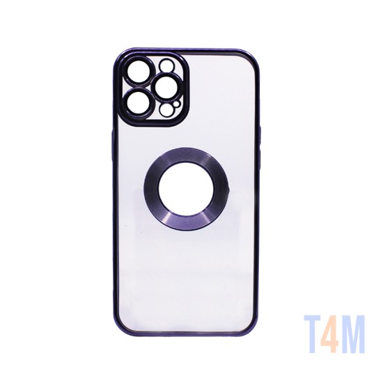 Hard Silicone Case with Camera Protector for Apple iPhone 12 Pro Max Purple